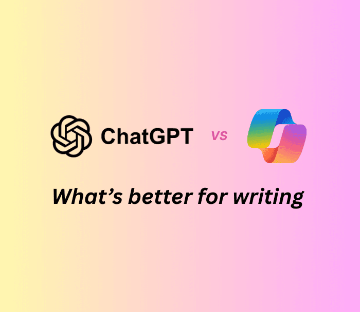 AI writing comparison between ChatGPT and Bing Copilot